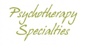 Psychotherapy Specialties